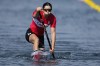 Katie Vincent, of Canada, competes in the women's canoe single 200-metre heats at the 2024 Summer Olympics, Thursday, Aug. 8, 2024, in Vaires-sur-Marne, France. THE CANADIAN PRESS/AP/Ebrahim Noroozi