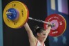 Maude Charron of Canada competes during the women's 59kg weightlifting event at the 2024 Summer Olympics, Thursday, Aug. 8, 2024, in Paris, France. THE CANADIAN PRESS/AP/Kin Cheung