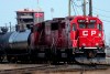 A Canadian Pacific Railway locomotive is shown at the main CP Rail trainyard in Toronto on Monday, March 21, 2022. Rail strike possible as of Aug. 22 after labour board rules services non-essential. The country's labour tribunal says services by rail employees do not amount to essential work, opening the gate to a full-fledged strike in less than two weeks.THE CANADIAN PRESS/Nathan Denette