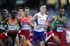 Jakob Ingebrigtsen, of Norway, competes in the men's 5000-meter final at the 2024 Summer Olympics, Saturday, Aug. 10, 2024, in Saint-Denis, France. (AP Photo/Petr David Josek)