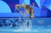 China's Wang Liuyi and Wang Qianyi, compete in the duet free routine of artistic swimming at the 2024 Summer Olympics, Saturday, Aug. 10, 2024, in Saint-Denis, France. (AP Photo/Lee Jin-man)