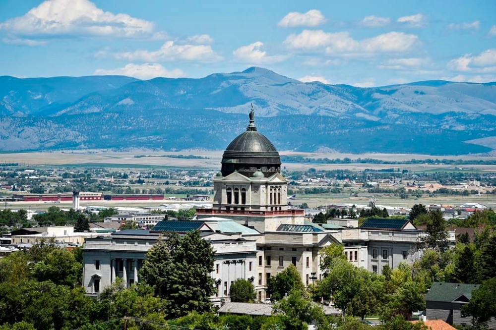 FILE - The Montana State Capitol is shown on July 13, 2020, in Helena, Mont. (Thom Bridge/Independent Record via AP, File)