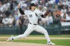 Chicago White Sox starting pitcher Davis Martin throws against the New York Yankees during the second inning of a baseball game Wednesday, Aug. 14, 2024, in Chicago. (AP Photo/Erin Hooley)