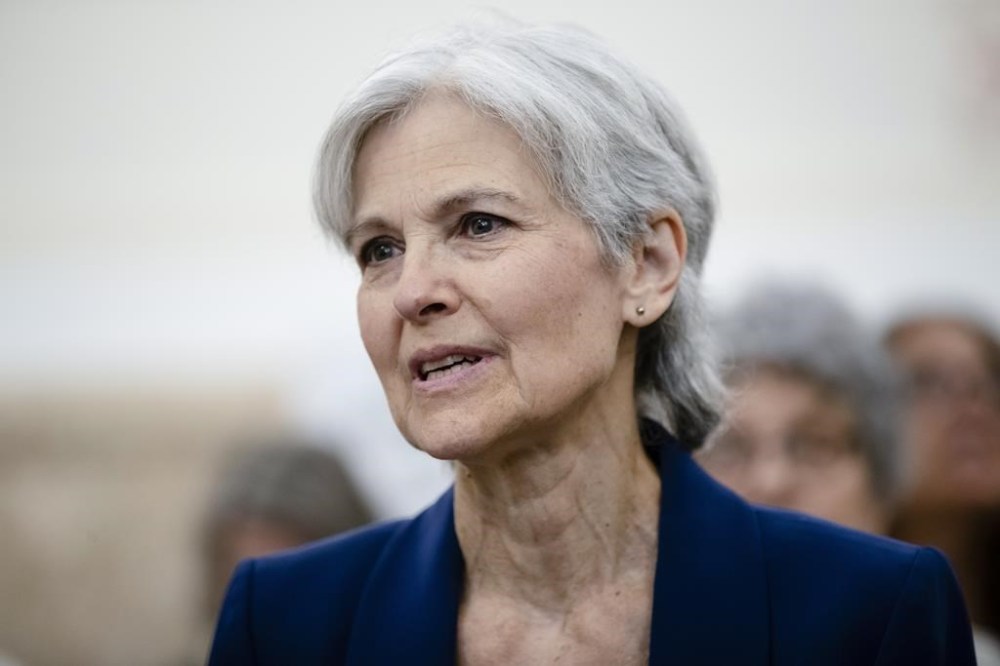 FILE - Former Green Party presidential candidate Jill Stein waits to speak at a board of elections meeting at City Hall, in Philadelphia, Oct. 2, 2019. Wisconsin elections officials dismissed a Democratic National Committee employee's demands Friday, Aug. 16, 2024, to keep the Green Party's presidential candidate off the ballot in the key swing state. (AP Photo/Matt Rourke, File)