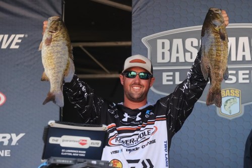 Canadian angler Cory Johnston is shown in an undated handout photo. Another first for Canadian Chris Johnston. The Peterborough, Ont., native clinched the Elite Series overall title Saturday, becoming the first Canadian to win angler-of-the-year honours. And he did so emphatically, registering the day's heaviest five-fish bag to qualify for the final round of the circuit's season-ending event here. THE CANADIAN PRESS/HO