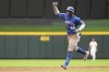 Kansas City Royals' Dairon Blanco rounds the bases after hitting a home run during the fifth inning of a baseball game against the Cincinnati Reds, Sunday, Aug. 18, 2024, in Cincinnati. (AP Photo/Kareem Elgazzar)