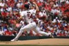 St. Louis Cardinals starting pitcher Sonny Gray throws against the Los Angeles Dodgers during the first inning of a baseball game Sunday, Aug. 18, 2024, in St. Louis. (AP Photo/Jeff Le)