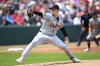 Detroit Tigers relief pitcher Easton Lucas delivers during the third inning of a baseball game against the Cleveland Guardians in Cleveland on July 25, 2024. THE CANADIAN PRESS/AP, Nick Cammett