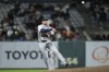 Atlanta Braves third baseman Austin Riley throws to first for the out on San Francisco Giants' Tyler Fitzgerald to end a baseball game Wednesday, Aug. 14, 2024, in San Francisco. (AP Photo/Godofredo A. Vásquez)