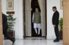 Indian Prime Minister Narendra Modi leaves to receive his Malaysian counterpart Anwar Ibrahim for a delegation level meeting in New Delhi, India, Tuesday, Aug. 20, 2024. (AP Photo/Manish Swarup)