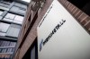 FILE - The Rheinmetall AG logo can be seen in front of the headquarters in Duesseldorf, Germany, on July 12, 2024. (Thomas Banneyer/dpa via AP, File)