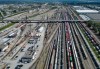 Trains are seen in an aerial view of the Canadian Pacific Kansas City (CPKC) rail yard in Port Coquitlam, B.C., on Monday, Aug. 19, 2024. An impending labour stoppage on Canada's two national railways has riled industry groups who worry consumers and businesses will be hit hard if goods ranging from grains to french fries to petrochemicals can't be moved. THE CANADIAN PRESS/Darryl Dyck