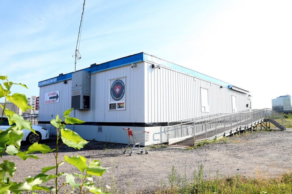 A supervised consumption site is shown in Sudbury, Ont., Aug. 9, 2023. Two Ontario government-commissioned reports recommended keeping drug consumption sites open and increasing funding to help stabilize staffing and hire permanent security guards to increase safety. THE CANADIAN PRESS/Gino Donato