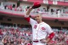 Cincinnati Reds' Joey Votto acknowledges the crowd as he walks off the field after a baseball game against the Pittsburgh Pirates in Cincinnati, Sunday, Sept. 24, 2023. Now that Votto's Major League Baseball career is officially over with the 40-year-old first baseman announcing his retirement on Wednesday, there's only one question remaining: will he become the third Canadian enshrined at Baseball's Hall of Fame? THE CANADIAN PRESS/AP-Aaron Doster