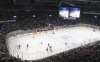 The American Hockey League has mandated the use of cut-resistant neck protection by all of its players and on-ice officials. The Laval Rocket play the Utica Comets during an AHL hockey game in Laval, Que., Wednesday, Nov. 1, 2023. THE CANADIAN PRESS/Christinne Muschi