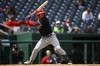 FILE - Washington Nationals Futures outfielder Dylan Crews (3) in action during an exhibition baseball game against the Washington Nationals, March 26, 2024, in Washington. (AP Photo/Nick Wass, File)