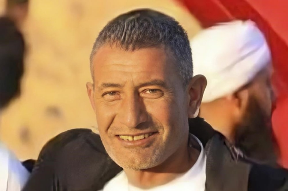 This undated photo shows Kaid Farhan Al-Qadi, 52, who was held hostage by Hamas militants in Gaza. On Tuesday, Aug. 27, 2024, the Hostages Families Forum announced he has returned to Israel. (The Hostages Families Forum via AP)