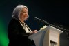 Governor General Mary Simon speaks during a ceremony in Iqaluit, Nunavut, on April 1, 2024. THE CANADIAN PRESS/Dustin Patar