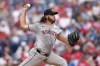 Houston Astros' Spencer Arrighetti pitches during the fourth inning of a baseball game against the Philadelphia Phillies, Wednesday, Aug. 28, 2024, in Philadelphia. (AP Photo/Matt Slocum)