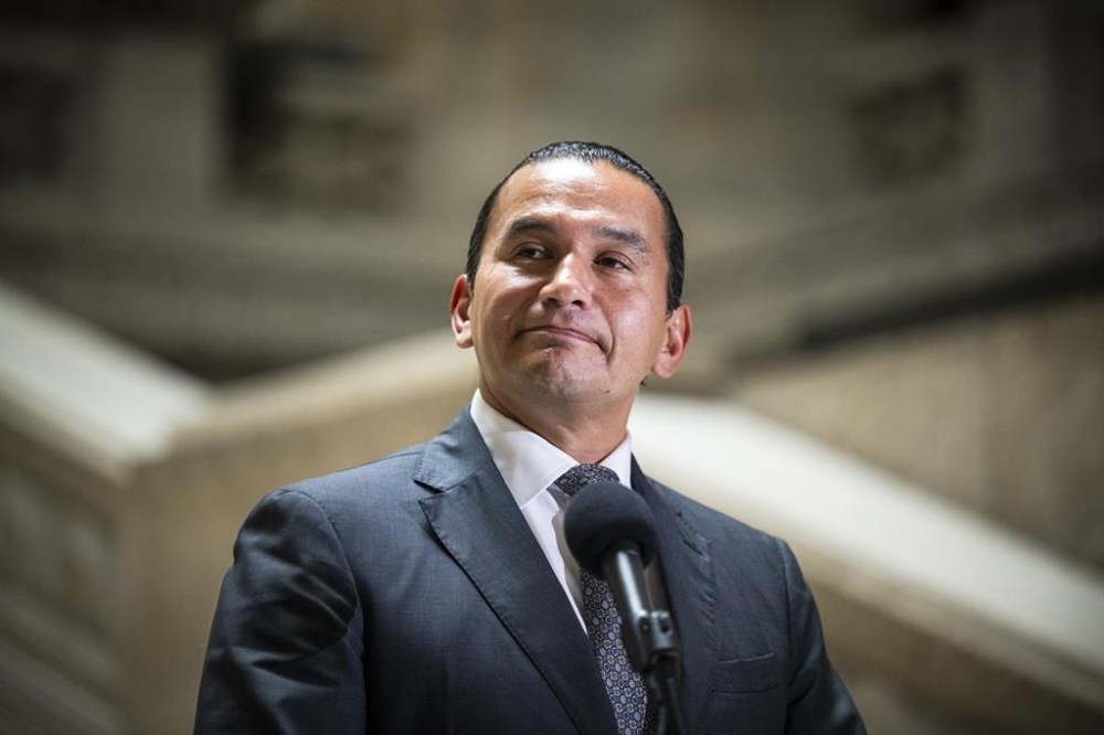 Aaron Vincent Elkaim / The Canadian Press files
Approaching the first anniversary of his party taking power in Manitoba, Premier Wab Kinew says some fiscal restraint will be coming.