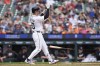 Detroit Tigers' Spencer Torkelson tosses his bat after striking out with the bases loaded during the eighth inning of a baseball game, Thursday, Aug. 29, 2024, in Detroit. (AP Photo/Carlos Osorio)