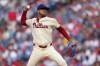 Philadelphia Phillies' Taijuan Walker pitches during the fourth inning of a baseball game against the Houston Astros, Wednesday, Aug. 28, 2024, in Philadelphia. (AP Photo/Matt Slocum)