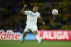 Real Madrid's Kylian Mbappe tries control the ball during the Spanish La Liga soccer match between Las Palmas and Real Madrid at the Gran Canaria stadium in Las Palmas, Spain's Canary Islands, Thursday, Aug. 29, 2024. (AP Photo/Gabriel Jimenez)