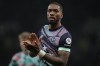 FILE - Brentford's Ivan Toney applauds fans after the English Premier League soccer match between Tottenham Hotspur and Brentford at the Tottenham Hotspur Stadium in London, Jan. 31, 2024. (AP Photo/Alastair Grant, File)