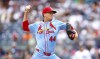 St. Louis Cardinals' Kyle Gibson (44) pitches against the New York Yankees during the first inning of a baseball game, Saturday, Aug. 31, 2024 in New York. (AP Photo/Noah K. Murray)