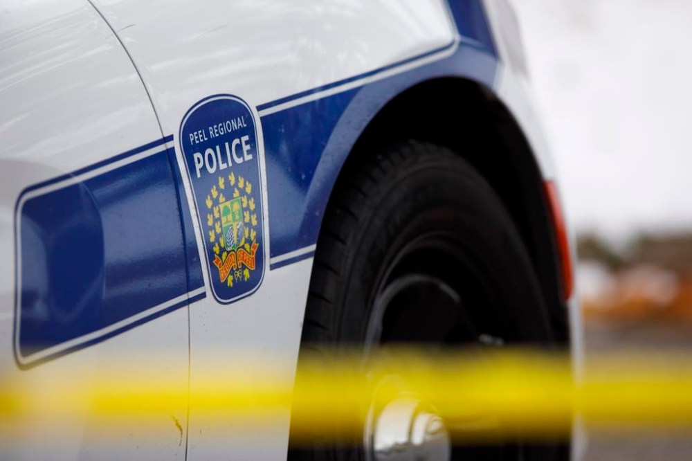 A Peel Regional Police logo is shown in Brampton, Ont., on Thursday, Nov. 7, 2019. THE CANADIAN PRESS/Cole Burston