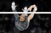 FILE - Sunisa Lee, of United States, competes on the uneven bars during a women's artistic gymnastics qualification round at Bercy Arena at the 2024 Summer Olympics, Sunday, July 28, 2024, in Paris, France. (AP Photo/Abbie Parr, File)