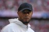 Bayern's head coach Vincent Kompany looks on before the start of the Bundesliga soccer match between Bayern Munich and SC Freiburg at the Allianz Arena in Munich, Germany, Sunday, Sept. 1, 2024. (AP Photo/Matthias Schrader)