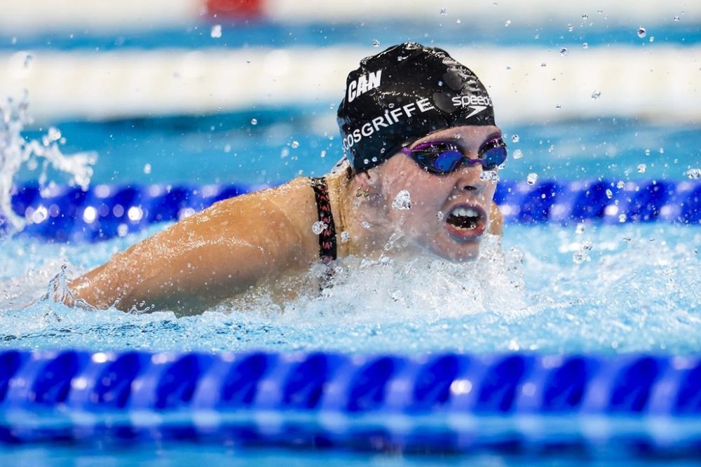 Katie Cosgriffe competes for Canada in the butterfly leg of the 4x100M medley relay (34 points) at the 2024 Paralympics in Paris, France on Monday September 2, 2024.THE CANADIAN PRESS/HO - CANADIAN PARALYMPIC COMMITTEE, Michael P. Hall, *MANDATORY CREDIT*
