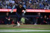 Toronto Blue Jays shortstop Bo Bichette (11) runs out a single against the Detroit Tigers during fifth inning American League baseball action in Toronto on Friday, July 19, 2024. All-star Bichette is progressing in his recovery from a strained calf. THE CANADIAN PRESS/Jon Blacker
