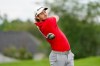 Canada's Matthew Anderson follows through on a shot during the second round of the PGA Tour Americas BioSteel Championship in Windsor, Ont., in this August 2, 2024 handout photo. THE CANADIAN PRESS/HO - PGA Tour Americas, Jay Fawler