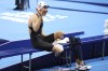 Jessica Long, of the U.S., waves to fans after competing in the women's 400 freestyle S8 during the 2024 Paris Paralympics, Wednesday, Sept. 4, 2024, in Paris, France. (AP Photo/Jackson Ranger)