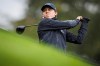 Matt Fitzpatrick from England watches his tee shot during the first round of the European Masters Golf Tournament, in Crans-Montana, Switzerland, Thursday, Sept. 5, 2024. (Valentin Flauraud/Keystone via AP)