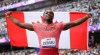 Jesse Zesseu wins silver in the Men’s Discus F37 Final at the 2024 Paralympic Games in Paris, France on September 6, 2024. THE CANADIAN PRESS/HO, CANADIAN PARALYMPIC COMMITTEE, Angela Burger **MANDATORY CREDIT**