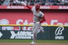 Los Angeles Angels' Taylor Ward runs the bases after hitting a home run during the first inning of a baseball game against the Texas Rangers, Saturday, Sept. 7, 2024, in Arlington, Texas. (AP Photo/LM Otero)