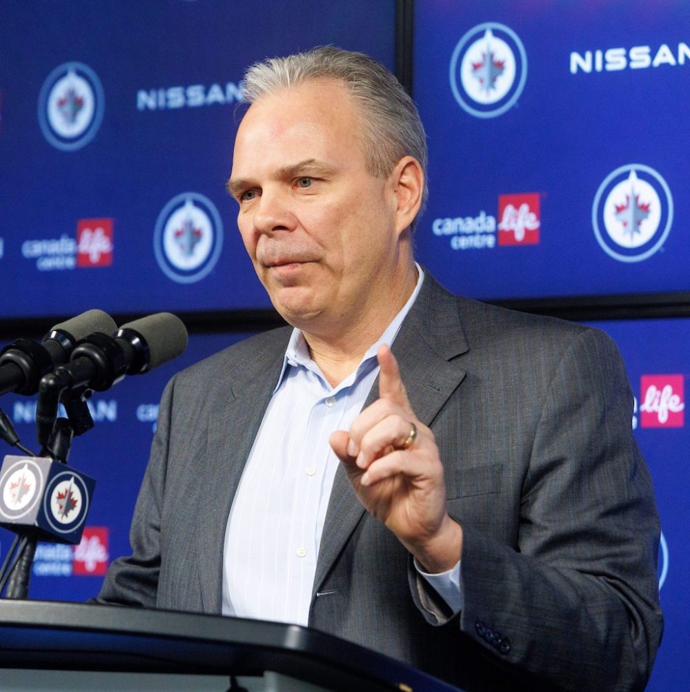 MIKE DEAL / FREE PRESS FILES
Winnipeg Jets GM Kevin Cheveldayoff says he never got a clear answer why McGroarty didn't want to sign with the Jets.