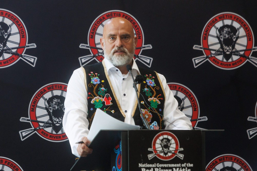 Will Goodon, the Manitoba Métis Federation minister of housing and property management was “surprised and disappointed” by the “divisive” tone of the letter from the Nisichawayasihk Cree Nation. (Mike Deal / Free Press files)