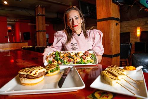NIC ADAM / FREE PRESS Brazilian cheese maker Fabiola Della Pria presents dishes using her Minas Frescal and BBGrill cheeses.