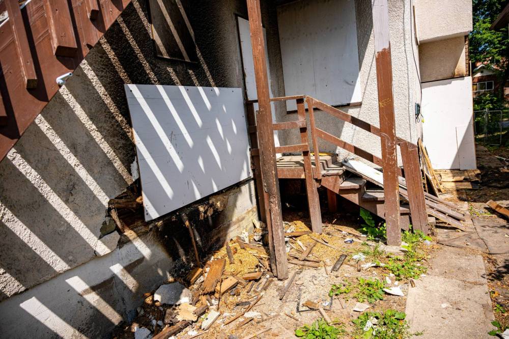 NIC ADAM / FREE PRESS
Vacant building fires have become a burning issue in Winnipeg, particularly in the city’s core.
