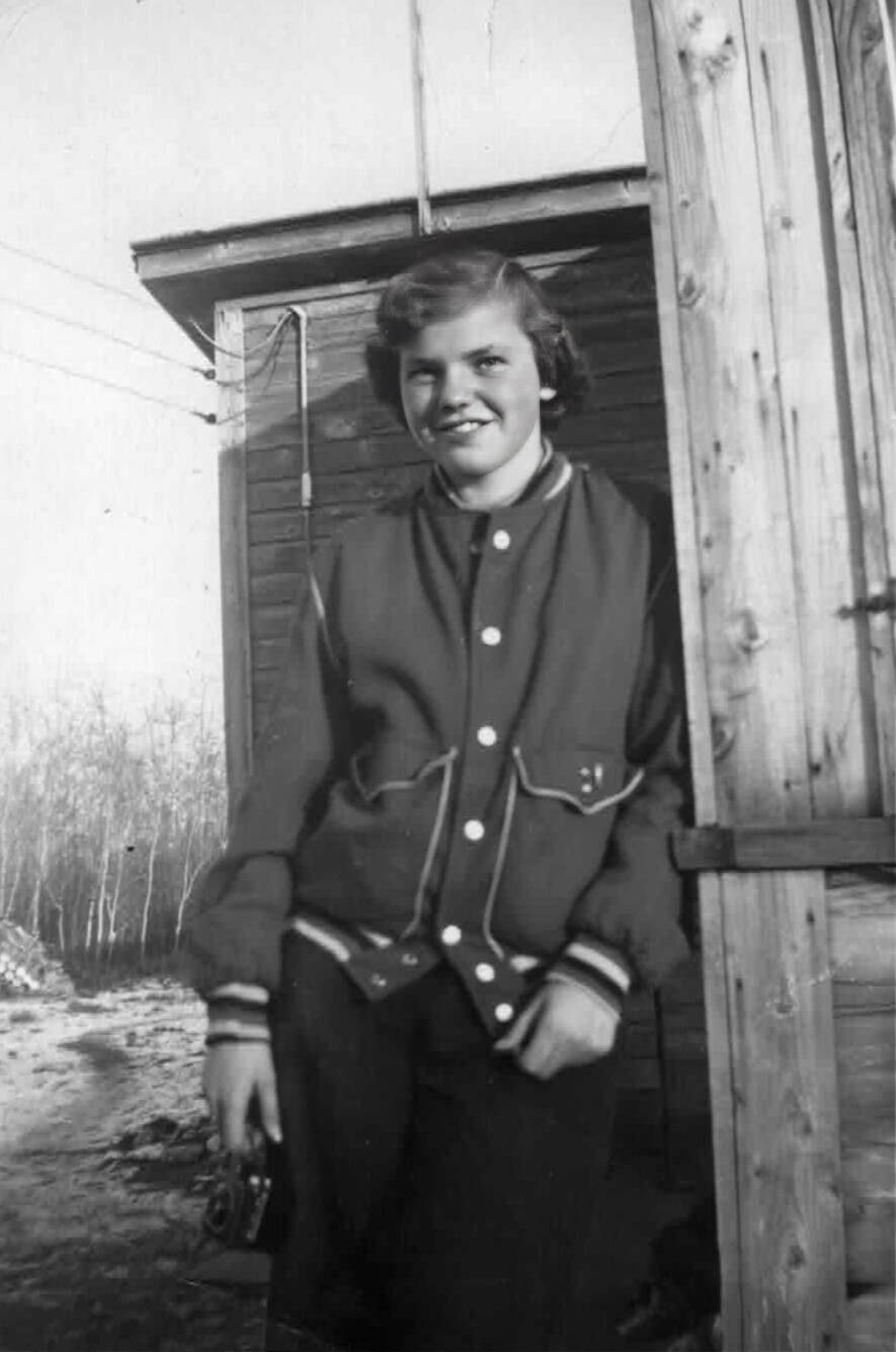 Supplied
Shirley, circa 1956. Her grin hints at the mischievousness her daughter says her mother would often display as an adult.