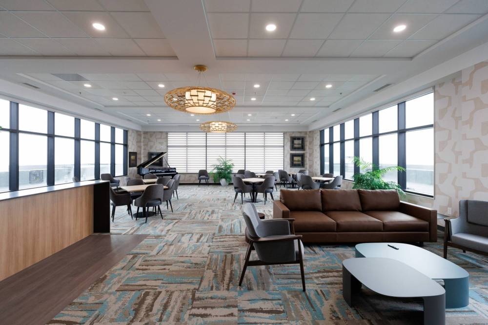 The Prestige provides amenities, such as the sky lounge that overlooks the neighbourhood, that will be a big draw, Jim Gauthier says. (Mike Deal / Free Press)