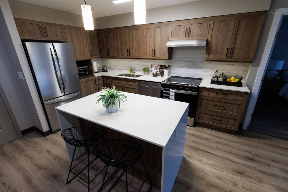 The 123-unit rental apartment complex exclusive to those 50 years and older is the first such residence to hit the region in years. (Mike Deal / Free Press)