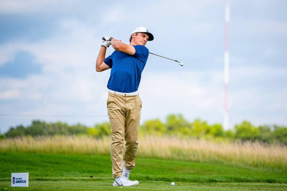NIC ADAM / FREE PRESS
Four-time Manitoba amateur champ Braxton Kuntz is one of the many Canadians teeing it up at this week’s Manitoba Open.
