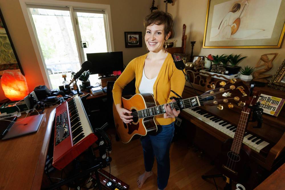 MIKE DEAL / FREE PRESS
                                Winnipeg singer-songwriter Sheena Legrand is returning to the spotlight with a new album and new name.