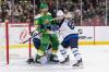 BAILEY HILLESHEIM / THE ASSOCIATED PRESS FILES
                                Jets forward Cole Perfetti (right) needs a new contract and there’s a debate over whether it’s going to be a bridge deal or a longer-term extension.