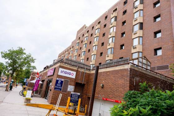 Villa Cabrini, a seniors home on River Avenue, has been without a phone for eight days now. (Nic Adam / Free Press)